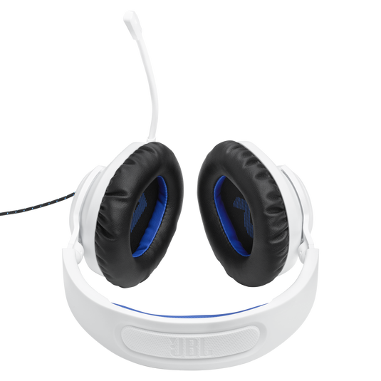 JBL Quantum 100P Console - White - Wired over-ear gaming headset with a detachable mic - Detailshot 2 image number null